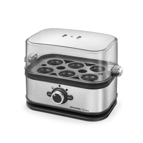 Tescoma President electric egg cooker, stainless steel, 7 egg capacity