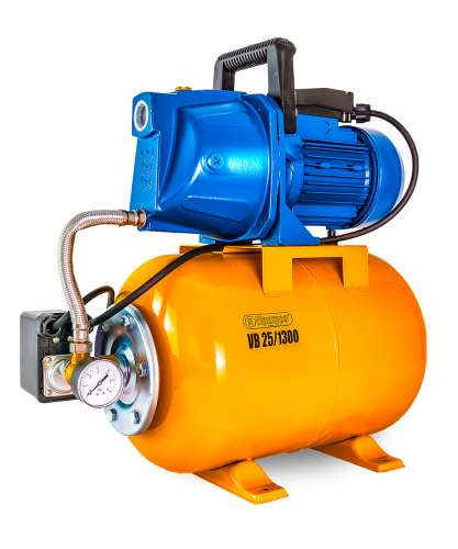 Система за водоснабдяване Elpumps VB 25/1300, 1300W, резервоар 25L, дебит 5400l/h, височина на повдигане 47m