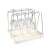 FlexiSPACE Wine Glass Drying Rack with Drip Tray, 330 x 148 mm, holds 6 glasses