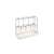 FlexiSPACE Wine Glass Drying Rack with Drip Tray, 330 x 148 mm, holds 4 glasses