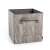 FANCY HOME 30 x 30 x 30 cm storage box, cappuccino, with handle, foldable, fabric, for clothes, toys, organizing, home decor