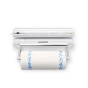 onWALL 3-in-1 kitchen wall storage for cling film, aluminum foil, and paper towels - Kitchen storage rack