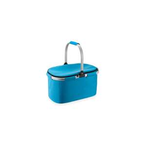 COOLBAG isolierter Kühlkorb, blau, für Picknicks, Strandausflüge und Einkaufen - Kühltaschen, Kühlakkus