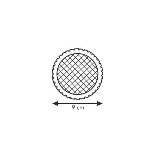 PRESTO Universal String Slicer, 9 cm diameter, stainless steel, for cutting potatoes, root vegetables, and similar into sticks or cubes