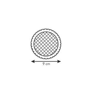 PRESTO Uniwersalny krojacy do cięcia w paski, 9 cm średnicy, ze stali nierdzewnej, do krojenia ziemniaków, warzyw korzeniowych i podobnych w paski lub kostki - Tescoma
