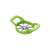 PRESTO apple slicer, green plastic with stainless steel blades, for cutting apples into 8 slices