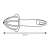 PRESTO Citrusfacsaró manual citrus juicer, 18 cm, kitchen tool