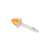 PRESTO Citrusfacsaró manual citrus juicer, orange, white, kitchen tool