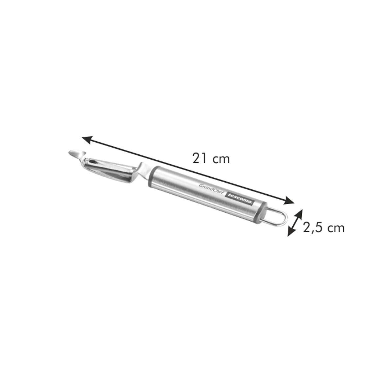 GrandCHEF Hámozó hosszirányú pengével