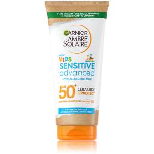 Garnier Ambre Solaire Kids Sensitive Advanced SPF 50+ Mleczko hipoalergiczne, 175ml - Uroda i zdrowie