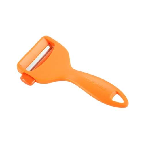 PRESTO Expert Melon Peeler, orange, for easy and safe slicing of thin and thick-skinned melons