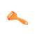 PRESTO Expert Melon Peeler, orange, for easy and safe slicing of thin and thick-skinned melons