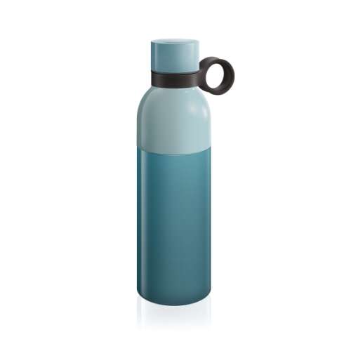 CONSTANT PASTEL 0.5L Stainless Steel Thermal Bottle, Blue, with carrying loop