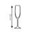 Kieliszek do szampana CHARLIE, 220 ml, 6 szt. 74015686