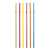 myDRINK reusable drinking straws, 40 pack, colorful straws