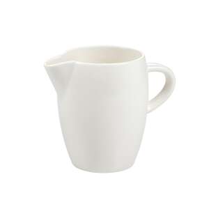 ALL FIT ONE Carafă pentru smântână, Carafă din porțelan alb, capacitate 180 ml, se poate spăla în mașina de spălat vase - Tescoma