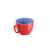 CREMA SHINE red and blue large mug