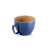 CREMA SHINE Extra large blue mug with beige interior