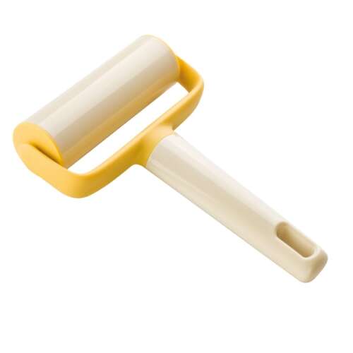 Tescoma DELÍCIA wide pasta rolling pin, yellow and white, for easy rolling out dough