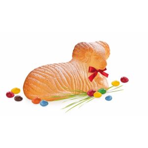 DELÍCIA Ceramic Lamb Cake: Baked Easter Lamb Cake with Decoration - Tescoma