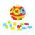Formaegyeztető gömb shape sorting ball toy with colorful shapes and animal figures