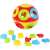 Formaegyeztető gömb shape sorting ball toy with colorful shapes and animal figures