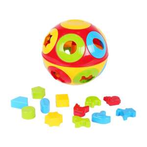 Formaegyeztető gömb shape sorting toy for toddlers, colorful shapes and animals, educational toy for kids - Shape Sorting Toy