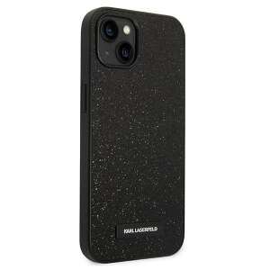 Karl Lagerfeld iPhone 14 Plus glitter case, black - Karl Lagerfeld Phone Case