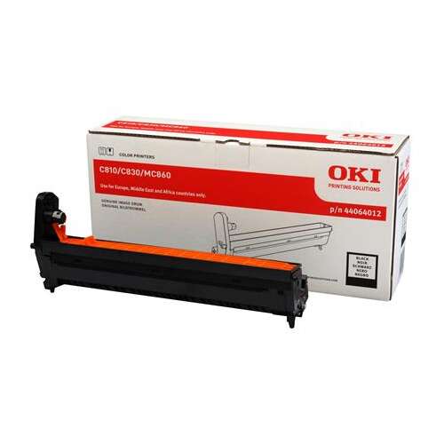 OKI black drum unit for C810/C830/MC860 series printers, 44064012