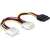 Adaptér kábel DeLOCK 60103 4-pinový Molex - SATA + 4-pinový Molex