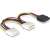 Kabel adaptera DeLOCK 60103 4-pin Molex - SATA + 4-pin Molex