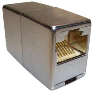 UTP toldó 2xRJ45 CAT.5e lengő (NP0031) network coupler, silver - Logilink UTP Cable