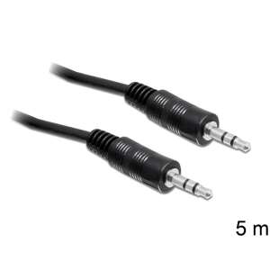 Delock kábel audio DC jack 3.5 mm apa / apa, 5 m 56855970 