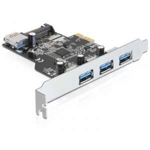 Delock PCI Express Karte mit 3 externen und 1 internen USB 3.0 Ports - PCI Netzwerkkarten