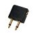 Logilink Audioadapter, 2x 3,5 mm 2-Pin/M 3,5 mm 3-Pin/F, 90 -os szög 57621576