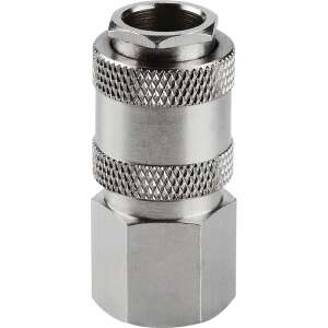 EXTOL PREMIUM 3/8 инча Бърз съединител с вътрешна резба - Никелиран месинг - Напояване