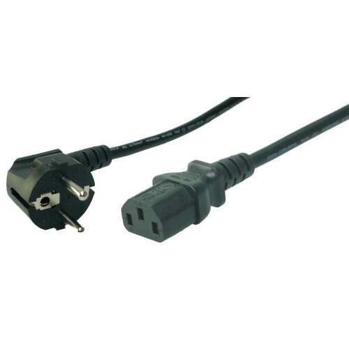 LogiLink power cable, CEE 7/7 (90°) to IEC C13, 1.8m