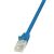 Kék LogiLink Cat5e UTP patch kábel Ethernet csatlakozáshoz
