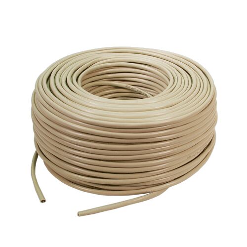 Cablu FTP Logilink, cat. 5E, 4x2 AWG 26/7, CCA, ecranat, PVC, litat, 305m, Gri