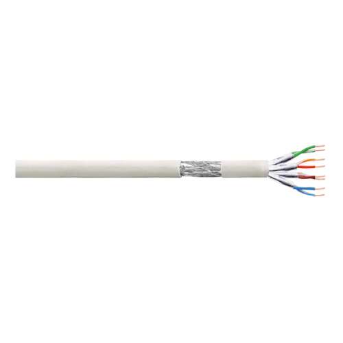 LogiLink PrimeLine Cat.6 S/FTP Patch kabel, sivi, 100m, Zaštićeni upleteni par