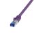 Logilink lila Cat6A S/FTP Netzwerkkabel mit RJ45-Stecker