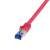 Logilink Ultraflex Cat.6A S/FTP patch kábel, piros, 2 méter
