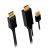 Видео кабел LOGILINK, HDMI (M) 1.4 + USB (M) към DisplayPort (M) 1.2, 1м, максимална резолюция 4K (3840 x 2160) при 30 Hz, пластмаса, троен екран, черен 91249907