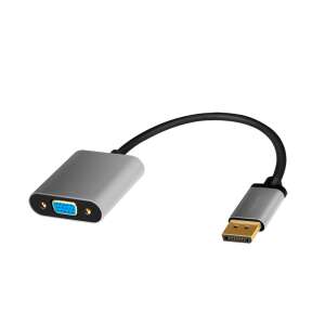 Adapter Logilink DisplayPort, DP/M - VGA/F, 1080p/60 Hz, aluminium, 0,15 m 91249886 - Konwerter DisplayPort
