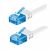 LogiLink Patch kábel SlimLine, lapos, Cat.6, U/UTP, fehér, 0,25 m 174903521