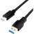 Logilink USB 3.2 Gen1 Type-C to USB-A cable, black, 2m
