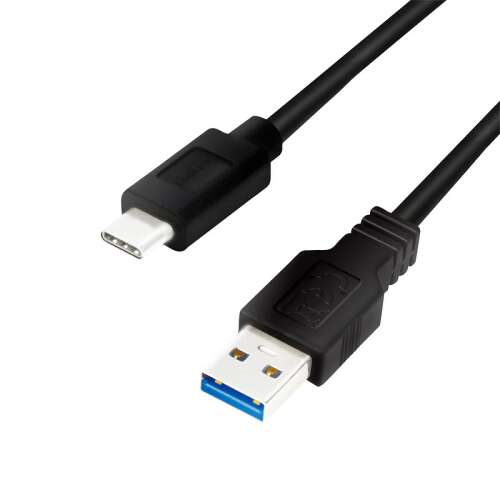 Logilink USB 3.2 Gen1 Type-C to USB-A cable, black, 2m