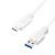 Logilink USB-C to USB-A cable, white, 0.5m