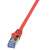 LogiLink PrimeLine Cat.6A S/FTP Patch Cable, Red, 2m