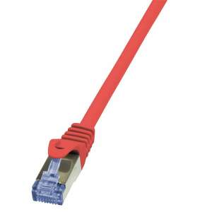 LogiLink PrimeLine Cat.6A S/FTP Patch Cable, Red, 2m - Computers and Accessory